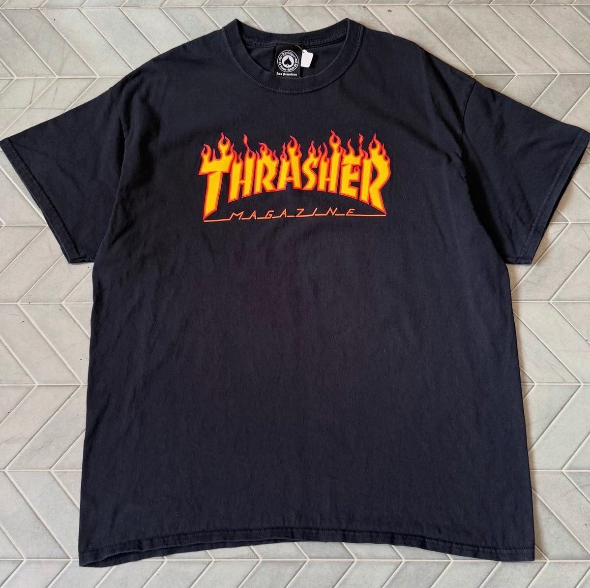 THRASHERファイヤーロゴTシャツ | CUSTOM FEVER