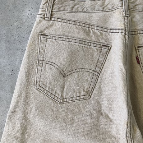 90'sUSA製 Levi's501  W33×L32 ベージュ