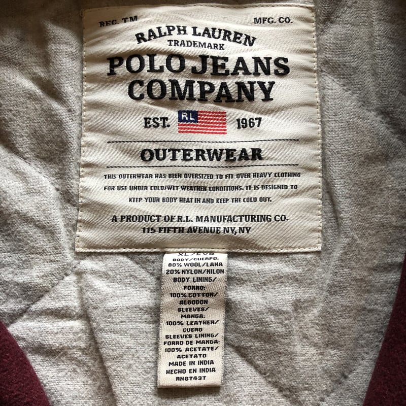 ラルフローレン ウールスタジャン | CUSTOM FEVER