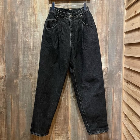 USA製 LEE テーパードブラックデニム