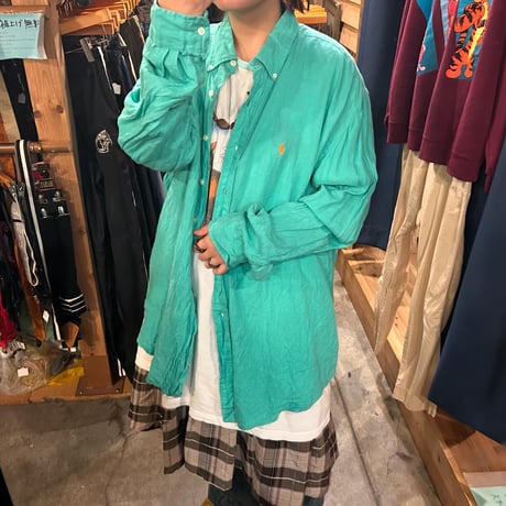 Ralph Lauren リネン長袖シャツ