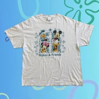 USA製 Mickey & Friends キャラクタープリントTシャツ
