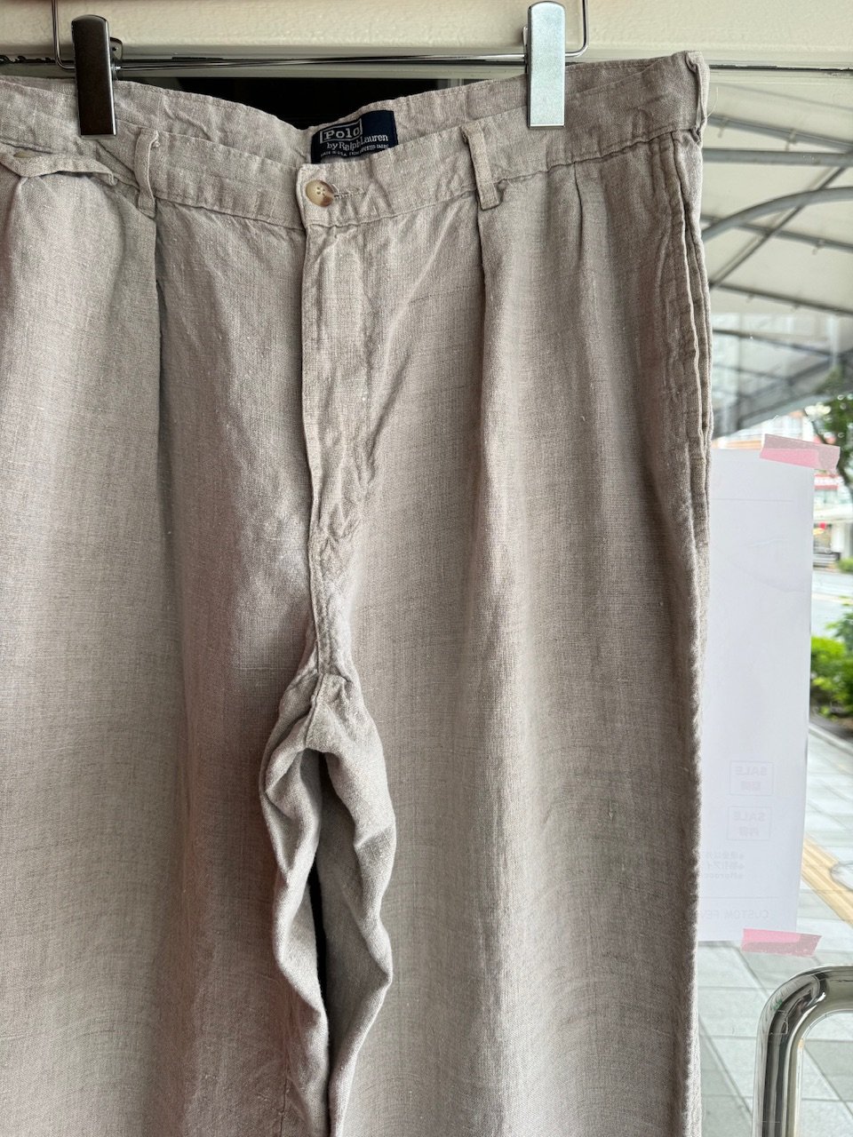 USA製 Polo by Ralph Lauren リネン W34 | CUSTOM FEVER