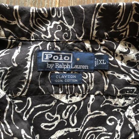Ralph Lauren 総柄オープンカラーシャツ