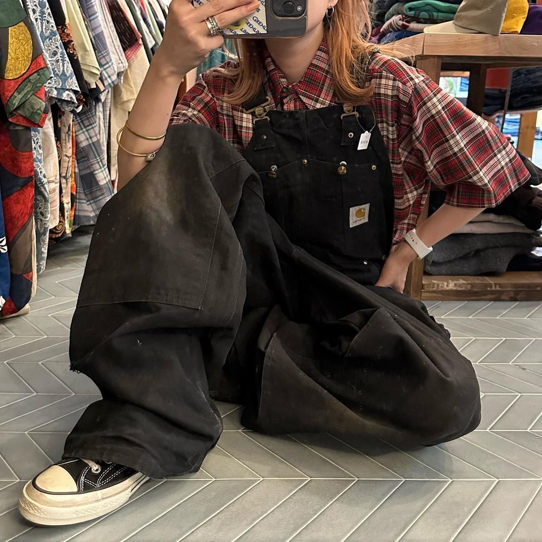 USA製！！【carhartt カーハート】ダブルニー　オーバーオール original