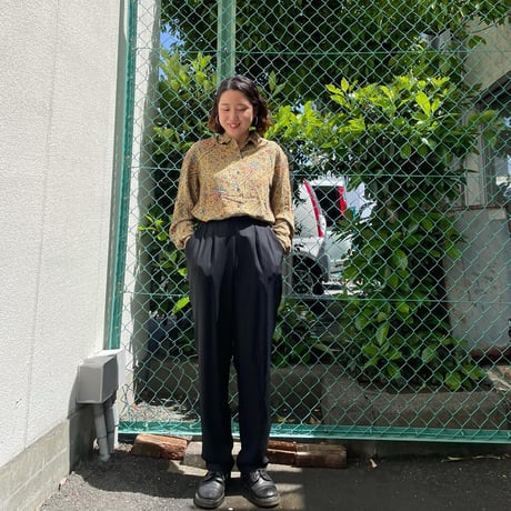 ペイズリー柄シャツ