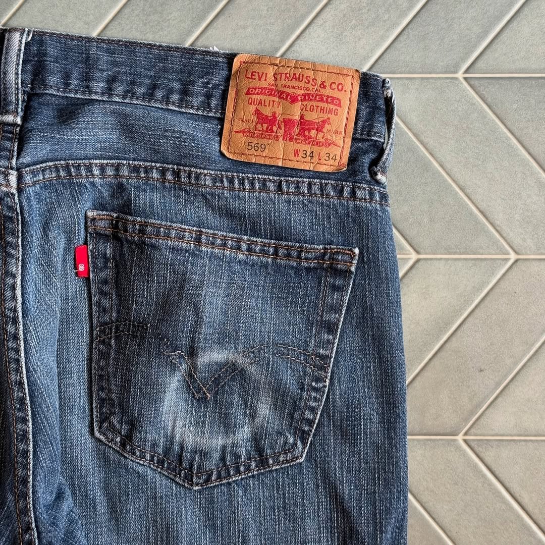 【W34 L34】 japan levi's リーバイス 569 Japan Levi Jeans Straight Denim Levi's 569 W34 L34 limited