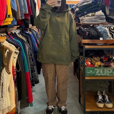 90s USA製 NIKEワンポイントパーカー