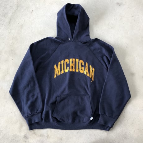 90's USA製 MICHIGAN フーディXXL