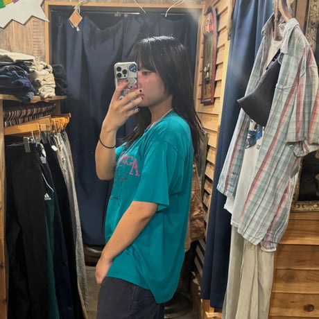 Hanes  USA製　アメリカ地図プリントTシャツ