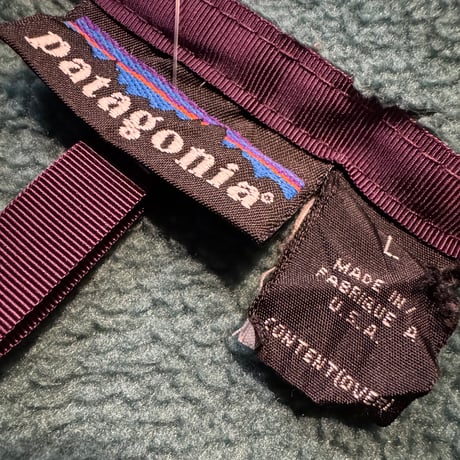 USA製 90's PATAGONIA 雪無しタグ フルジップフリースジャケット L