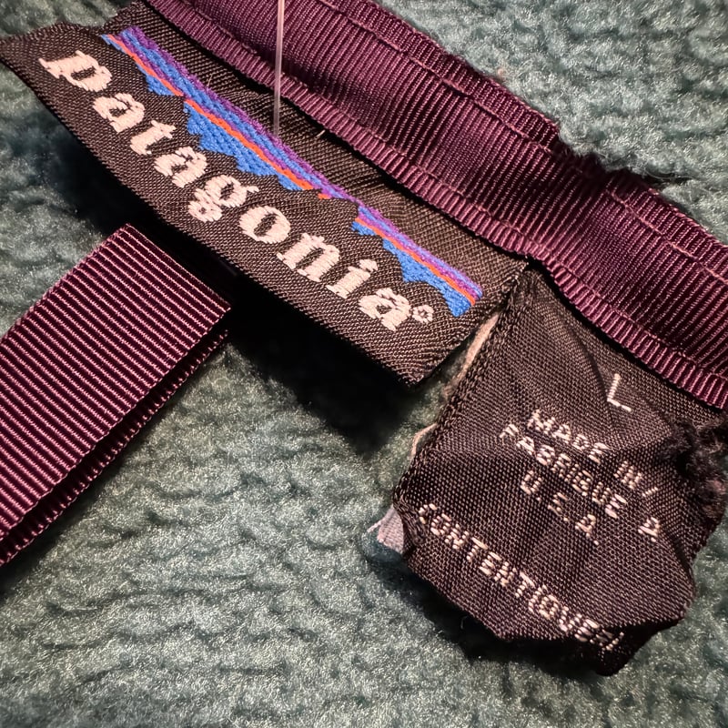 USA製 90's PATAGONIA 雪無しタグ フルジップフリースジャケット L | CU