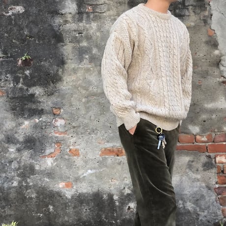 フィッシャーマンセーター L  Made in Ireland