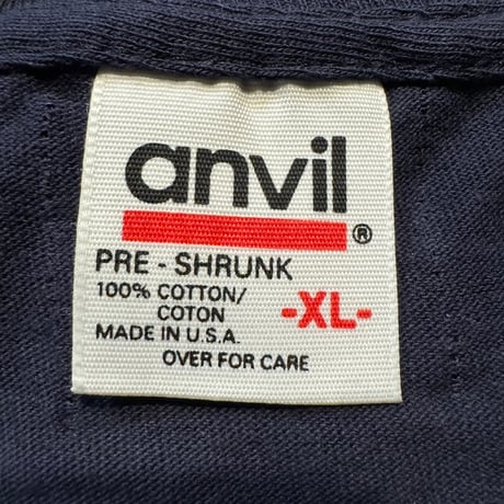 90's〜 anvil無地T  デッドストック
