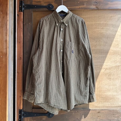 90s USA製 NAUTICA チェックシャツ