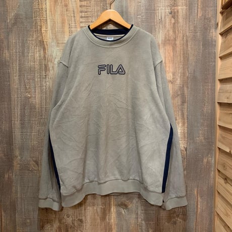 FILAロゴフリースプルオーバー