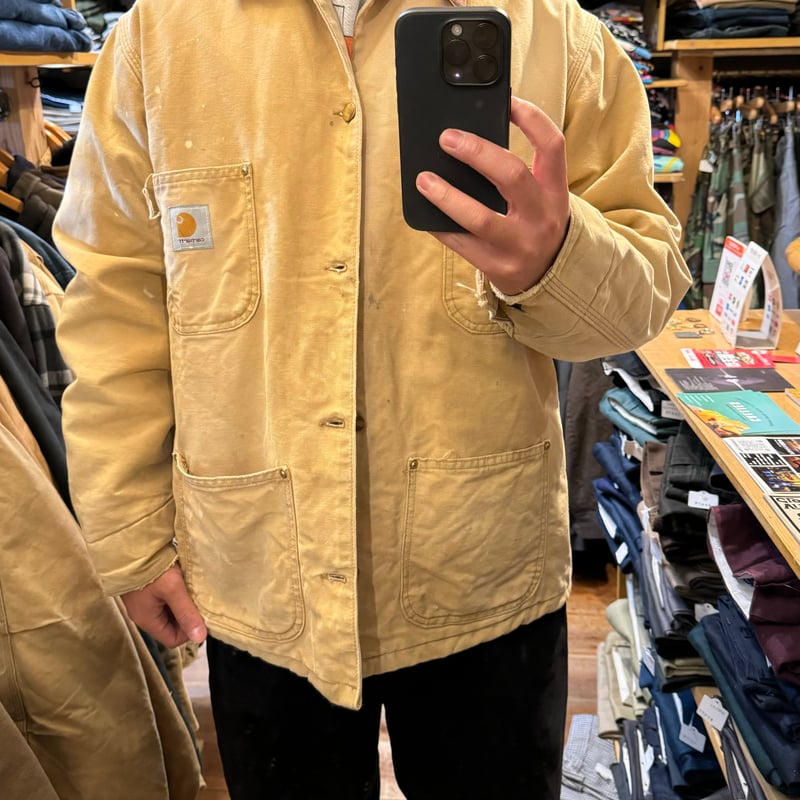 美品carhartt カバーオール　ジャケット　コート　L 超美品》Carhartt カバーオール ジャケットコート