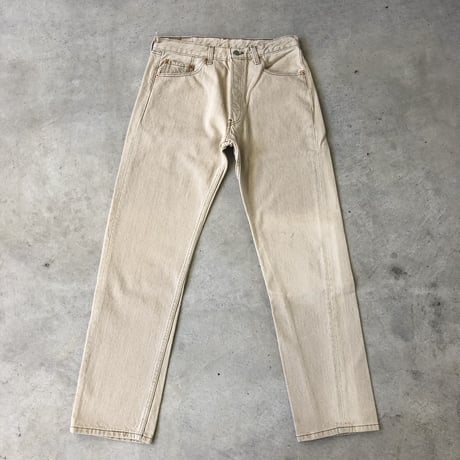 90'sUSA製 Levi's501  W33×L32 ベージュ