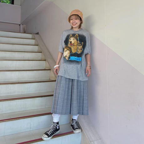ハスキープリントTシャツ
