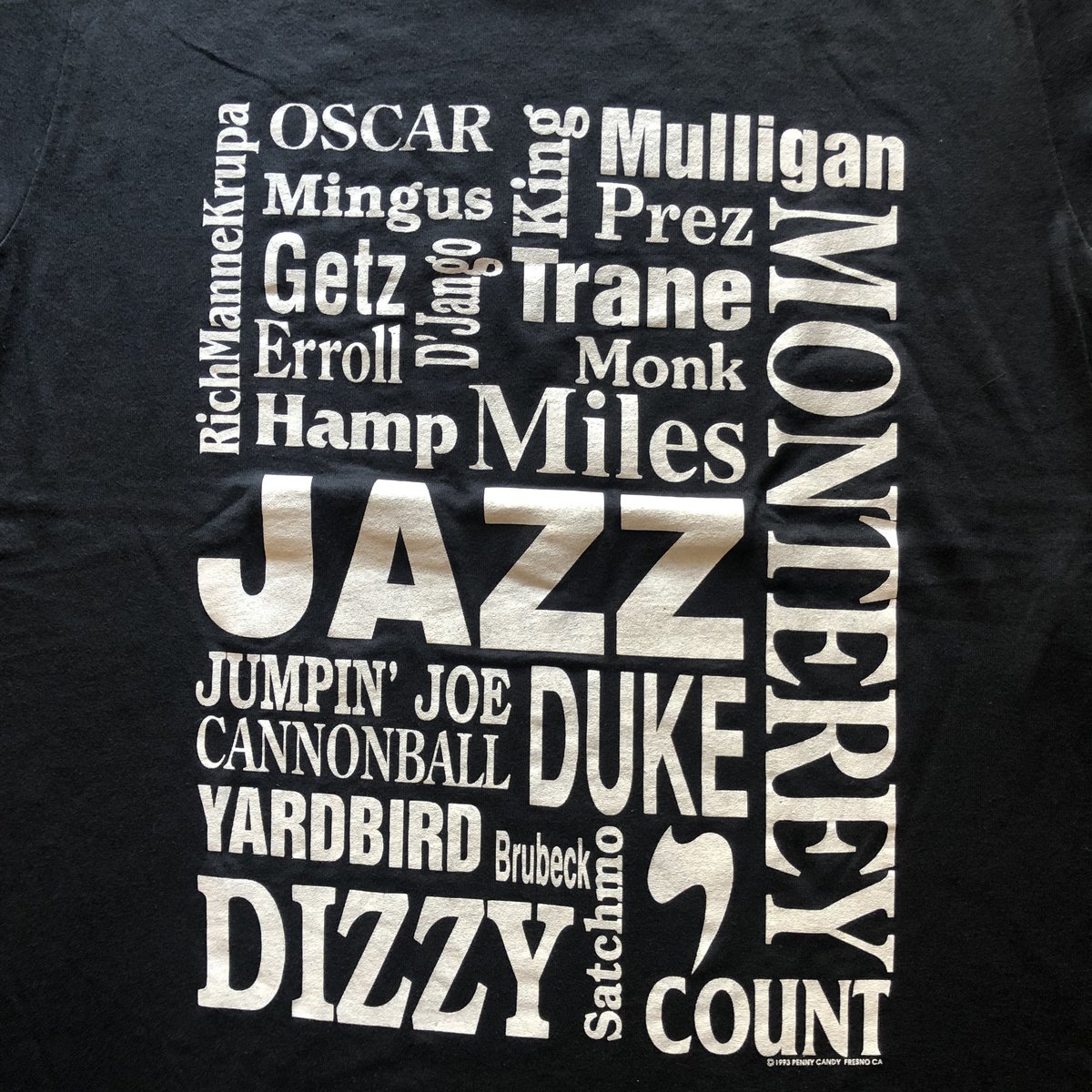 新品 90s USA製 PENNY CANDY ブルース JAZZ Tシャツ 90's Penny Candy 〝JAZZ〟〝BLUES〟 | CUSTOM FEVER