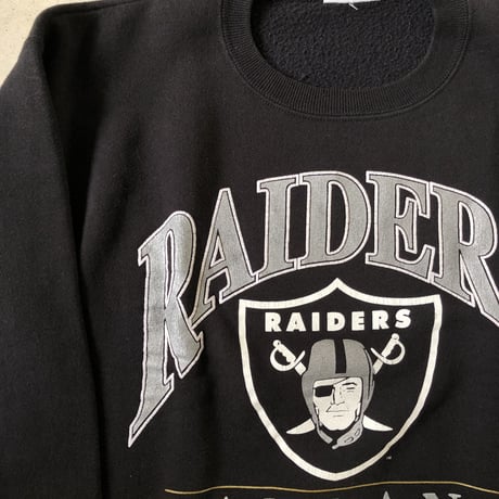 〜90's USA製 OAKLAND RAIDERS プリントスウェット
