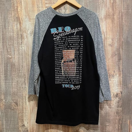 REO speedwagon ツアーラグランTシャツ