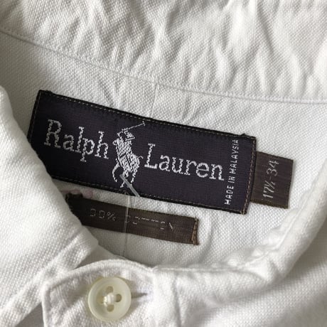 RALPH LAUREN ボタンダウンシャツ シェルボタン