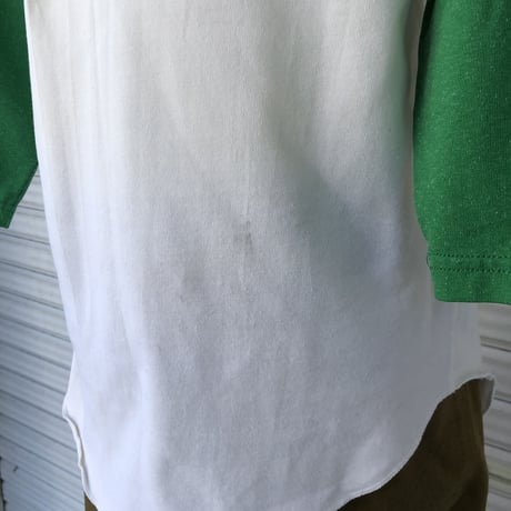 70's ラッセル7部袖ヘンリーネックTシャツ