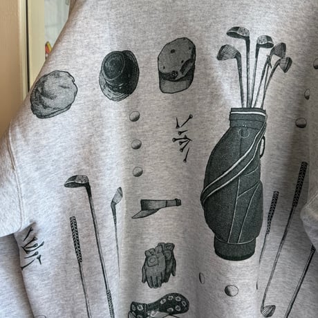 90's USA製プリントスウェット XL
