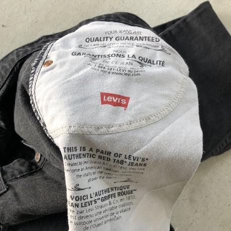 カナダ製 Levi's512 ブラック  W34