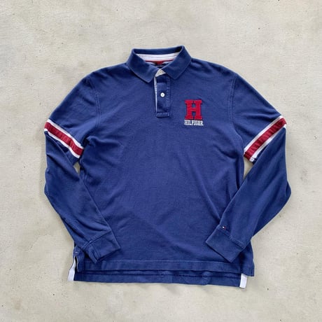 TOMMY袖ラインラガーシャツ