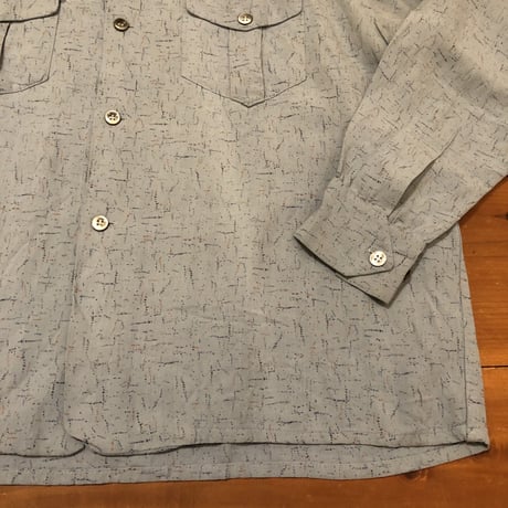 〜60's Vintage Rayon L/S SHIRT