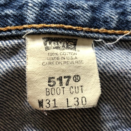 Levi's517 ブーツカットW31×L30