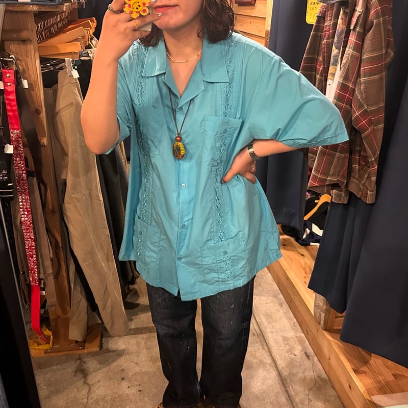 駿*様 70s メイドインメキシコ　キューバシャツ　Mayar Real XL 駿*様 70s メイドインメキシコ キューバシャツ Mayar Real XL