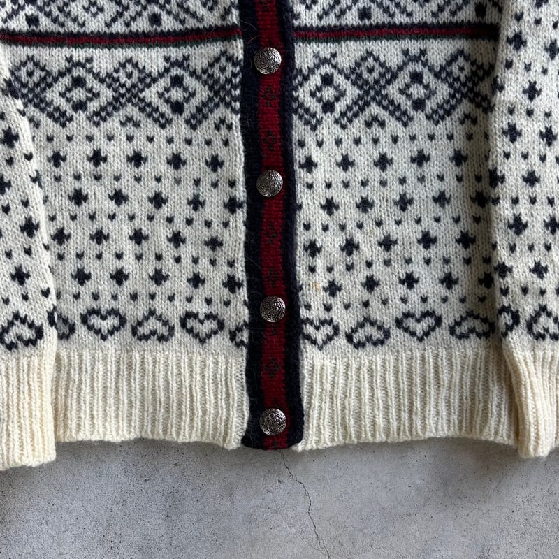 L.L.Bean ノルディック柄ニットカーディガン | CUSTOM FEVER
