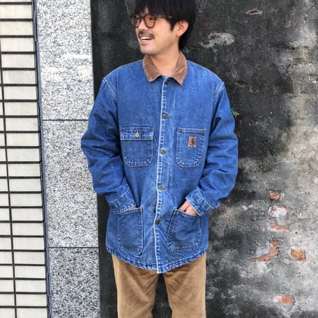 USA製 Carharttブランケット付きカバーオール