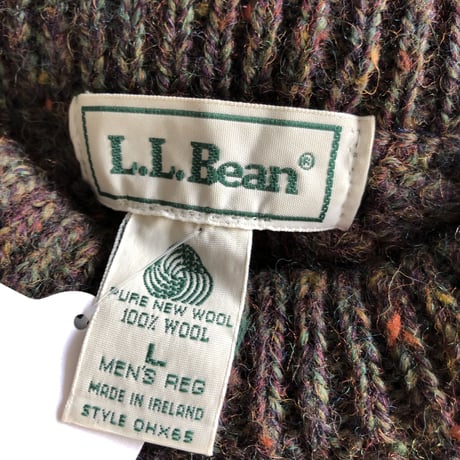 アイルランド製L.L.BEANフィッシャーマンセーター