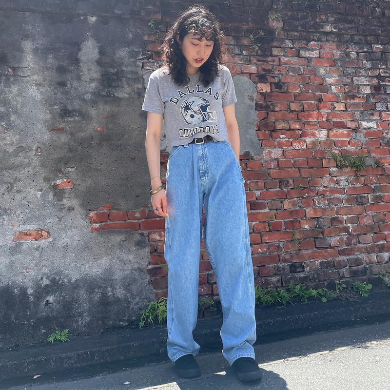神シルエット◎ 90s RIVETED Lee Wide Denim Pants 神シルエット◎ 90s RIVETED Lee Wide Denim Pants