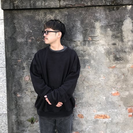 USA製 黒無地スウェットXXXL