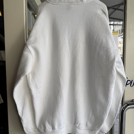 90's USA製JERZEES無地スウェットカーディガン