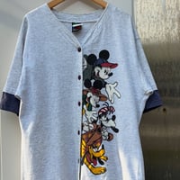 Disney ミッキー＆フレンズ ベースボールシャツ