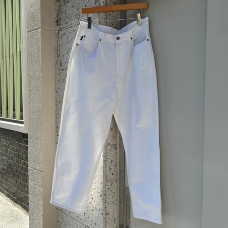 LAUREN RALPH LAUREN ホワイトテーパードパンツ