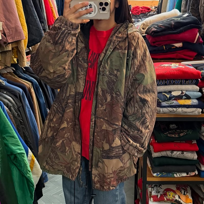 90s リアルツリーナイロンジャケット | CUSTOM FEVER