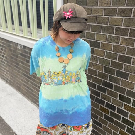 シンプソンズファミリー タイダイ柄Tシャツ