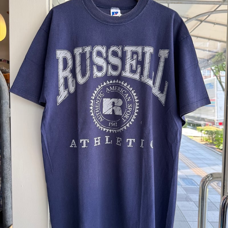 YALE RUSSELL ATHLETIC パープル Tシャツ Fサイズ