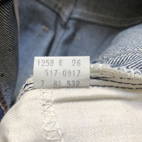 81年製Levi's517 W28×L36