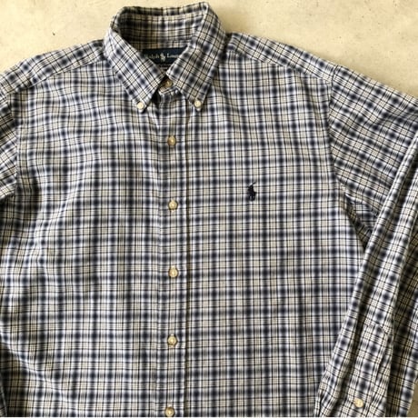 RALPH LAUREN チェックボタンダウンシャツ