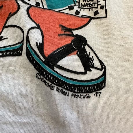 87年ネブラスカビーチクラブ豚さんTシャツ