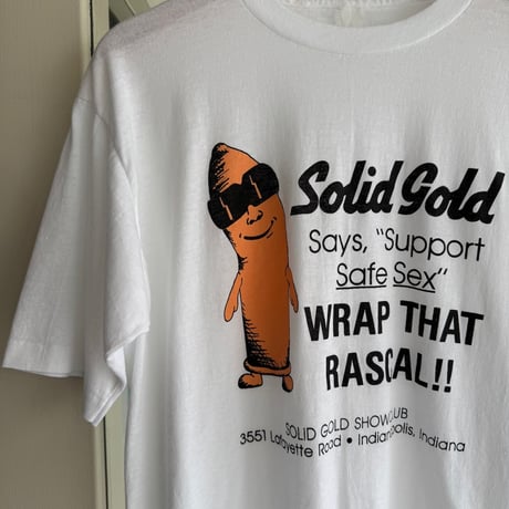 〜90's SOLID GOLD SHOWCLUB エロTシャツ