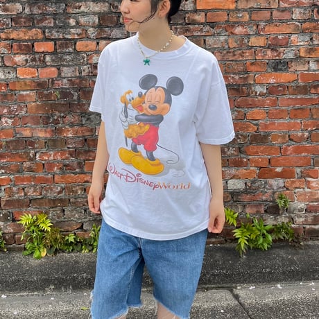 90s Disney ミッキープルート　プリントTシャツ